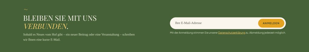 Datenschutzkonformer Newsletter mit Double-Opt-In, komplett ohne externen Dienst