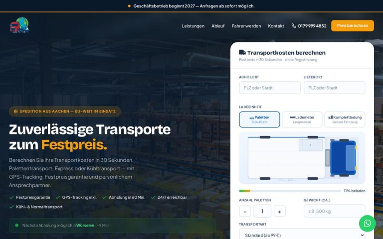 MuSaRa Spedition Website